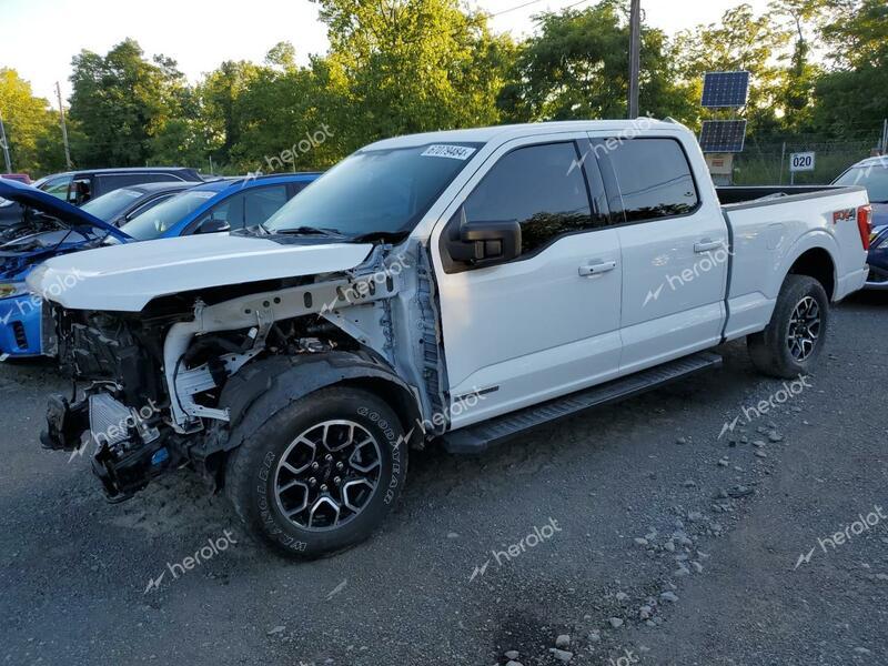 FORD F150 SUPER 2021 white  hybrid engine 1FTFW1ED6MFB84616 photo #1