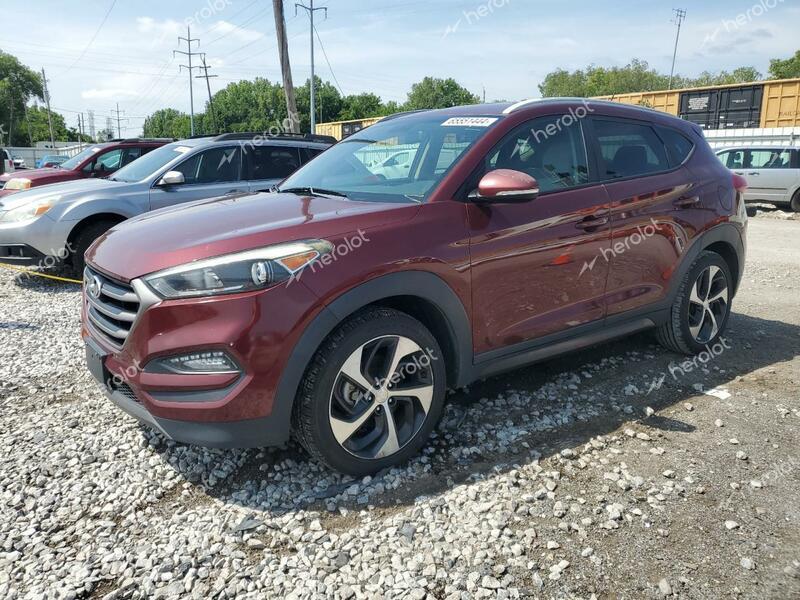 HYUNDAI TUCSON LIM 2016 burgundy 4dr spor gas KM8J3CA25GU159379 photo #1