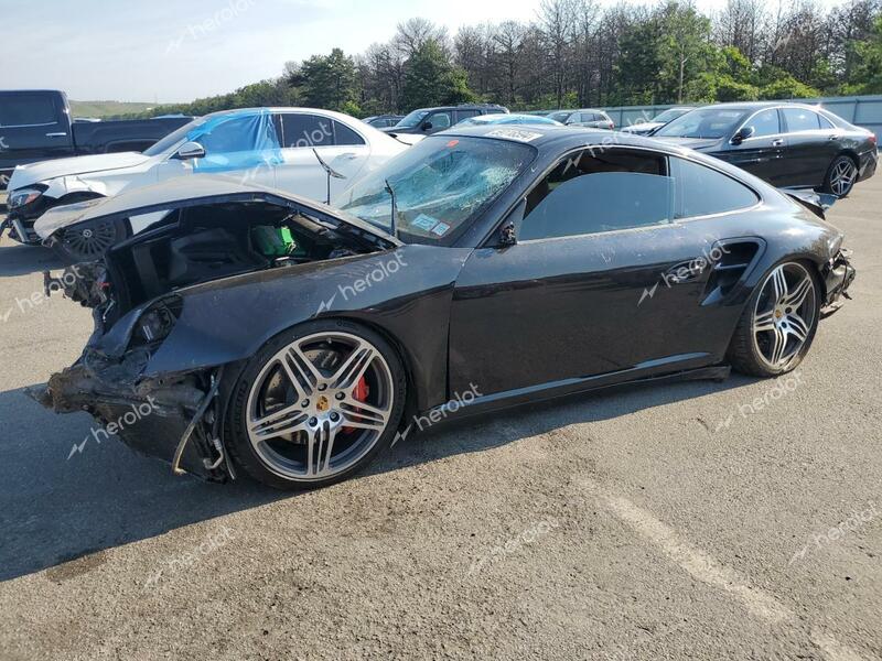 PORSCHE 911 TURBO 2007 black  gas WP0AD29967S784916 photo #1