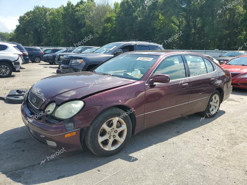 LEXUS GS 300 2002 burgundy  gas JT8BD69S620151589 photo #1