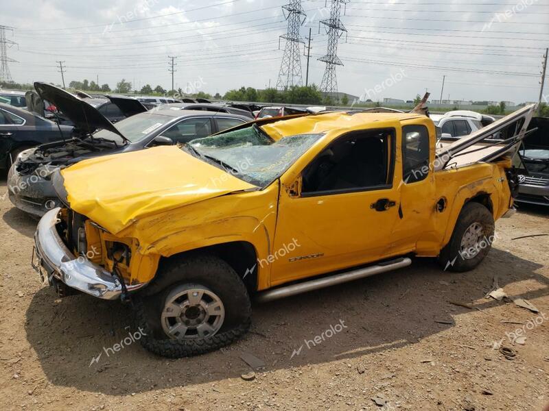 GMC CANYON 2005 yellow 4dr ext gas 1GTDT196358130644 photo #1