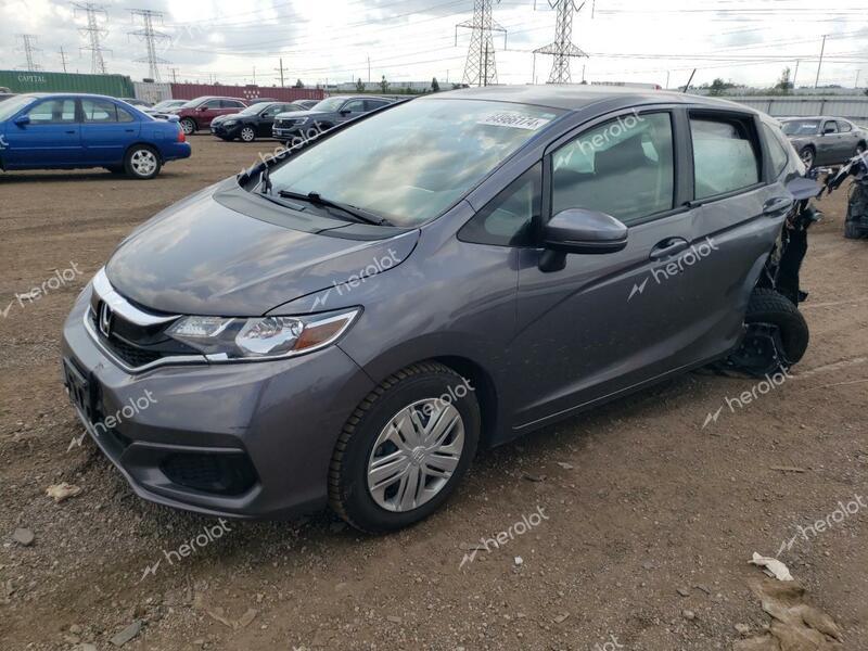 HONDA FIT LX 2020 gray  gas 3HGGK5H46LM707474 photo #1