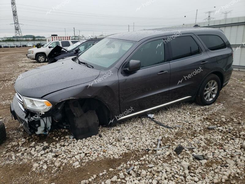 DODGE DURANGO SX 2018 gray  flexible fuel 1C4RDJAG1JC291105 photo #1