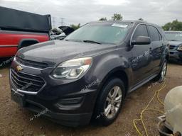 CHEVROLET EQUINOX LS 2016 gray  gas 2GNALBEK6G6305254 photo #2