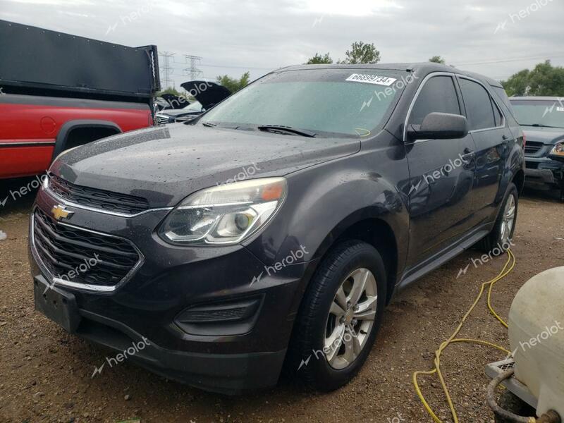 CHEVROLET EQUINOX LS 2016 gray  gas 2GNALBEK6G6305254 photo #1