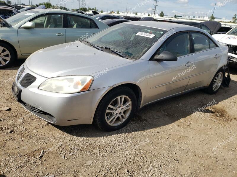 PONTIAC G6 SE1 2006 silver  gas 1G2ZG558X64262323 photo #1