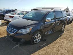 VOLKSWAGEN ROUTAN SEL 2011 black  flexible fuel 2V4RW6DG2BR645781 photo #2