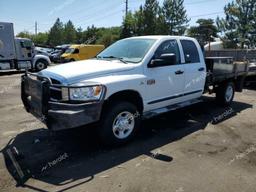 DODGE RAM 2500 S 2007 white crew pic diesel 3D7KS28C87G701801 photo #2