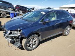 LEXUS RX 450H 2015 blue  hybrid engine 2T2BC1BA1FC006315 photo #2