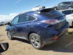 LEXUS RX 450H 2015 blue  hybrid engine 2T2BC1BA1FC006315 photo #3