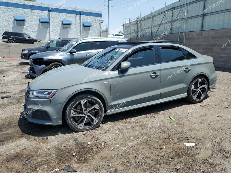 AUDI A3 S-LINE 2020 gray  gas WAUJEGFF5LA103503 photo #1