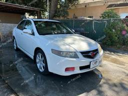 ACURA TSX 2004 white sedan 4d gas JH4CL96884C027665 photo #2