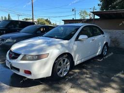 ACURA TSX 2004 white sedan 4d gas JH4CL96884C027665 photo #3