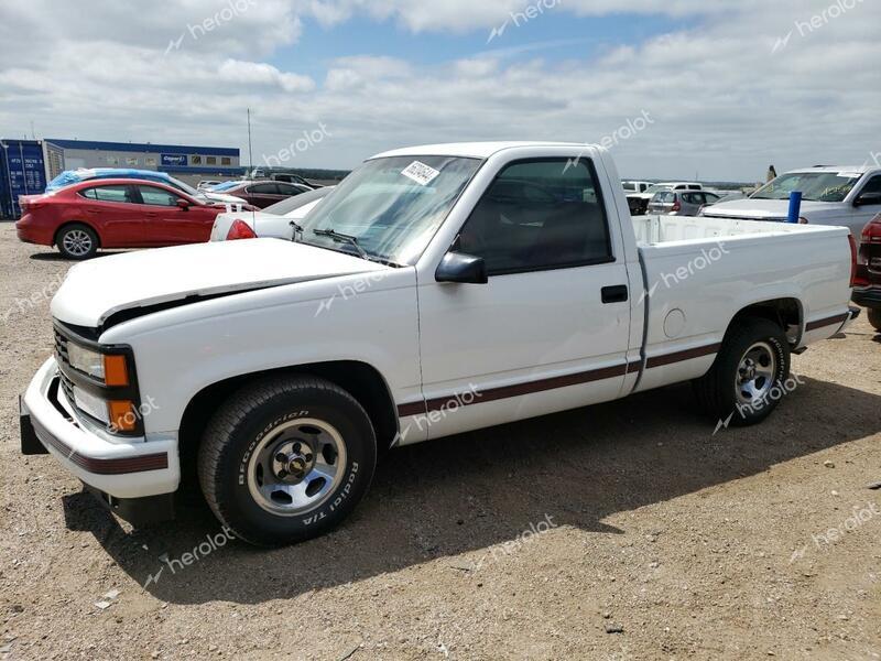 CHEVROLET GMT-400 C1 1990 white pickup gas 1GCDC14K9LZ208209 photo #1