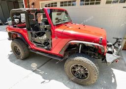 JEEP WRANGLER S 2010 red  gas 1J4AA2D10AL218854 photo #2