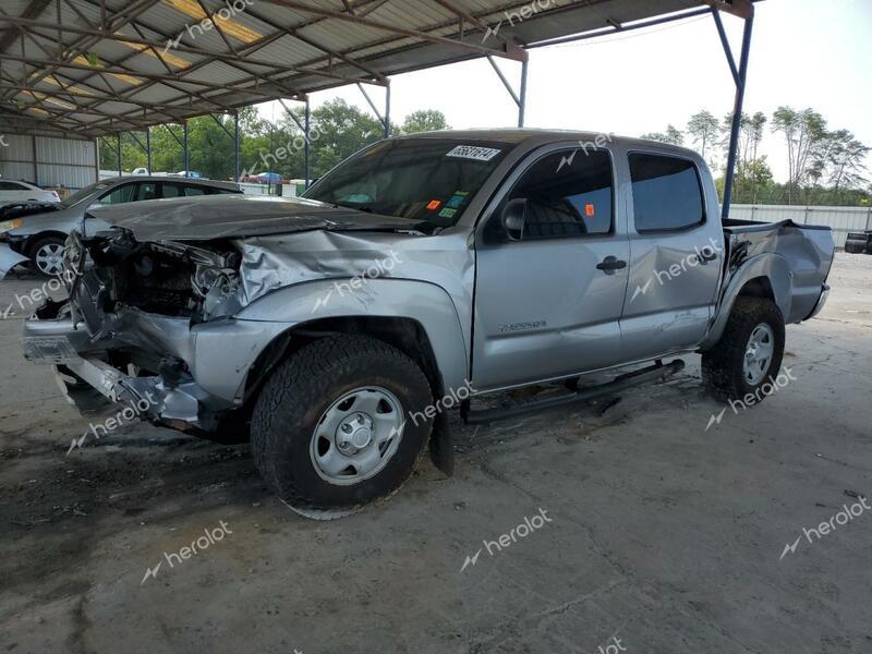 TOYOTA TACOMA DOU 2015 silver  gas 5TFJU4GN1FX065764 photo #1