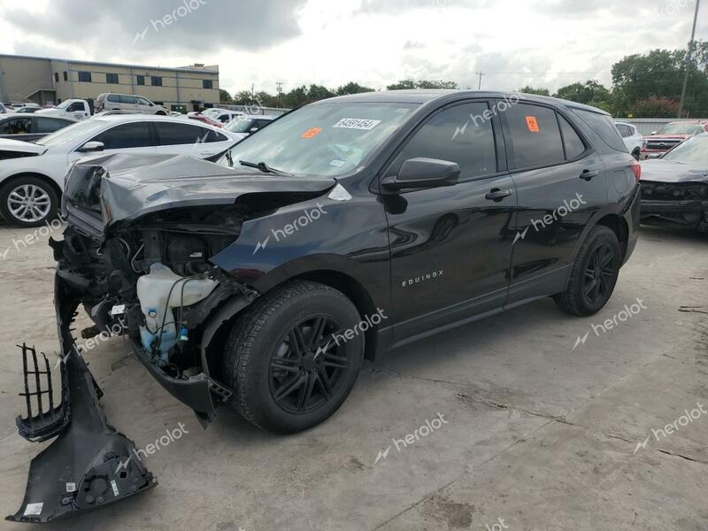 CHEVROLET EQUINOX LS 2019 black  gas 2GNAXHEV6K6216634 photo #1