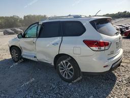 NISSAN PATHFINDER 2015 white  gas 5N1AR2MN0FC624847 photo #3