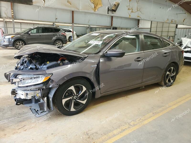 HONDA INSIGHT EX 2021 gray  hybrid engine 19XZE4F56ME010516 photo #1