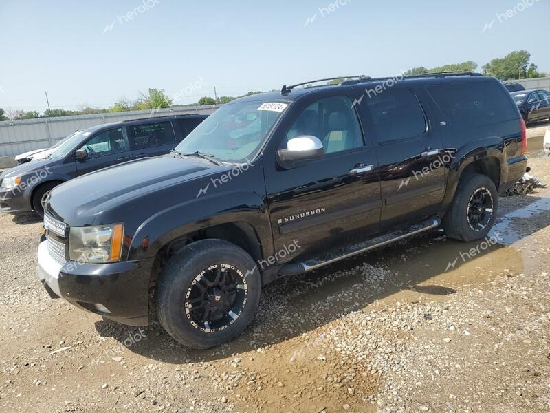 CHEVROLET SUBURBAN K 2008 black  flexible fuel 3GNFK16388G221310 photo #1