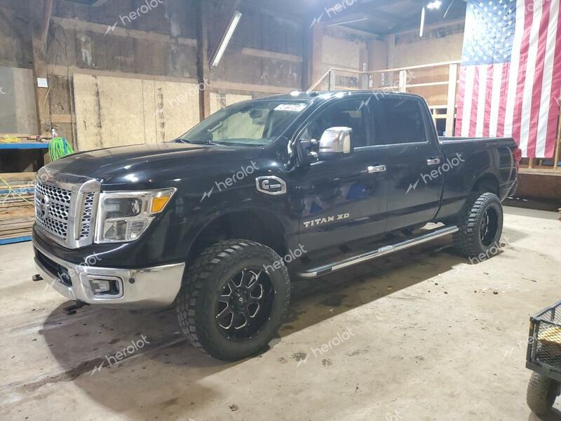 NISSAN TITAN XD S 2016 black  diesel 1N6BA1F47GN514346 photo #1