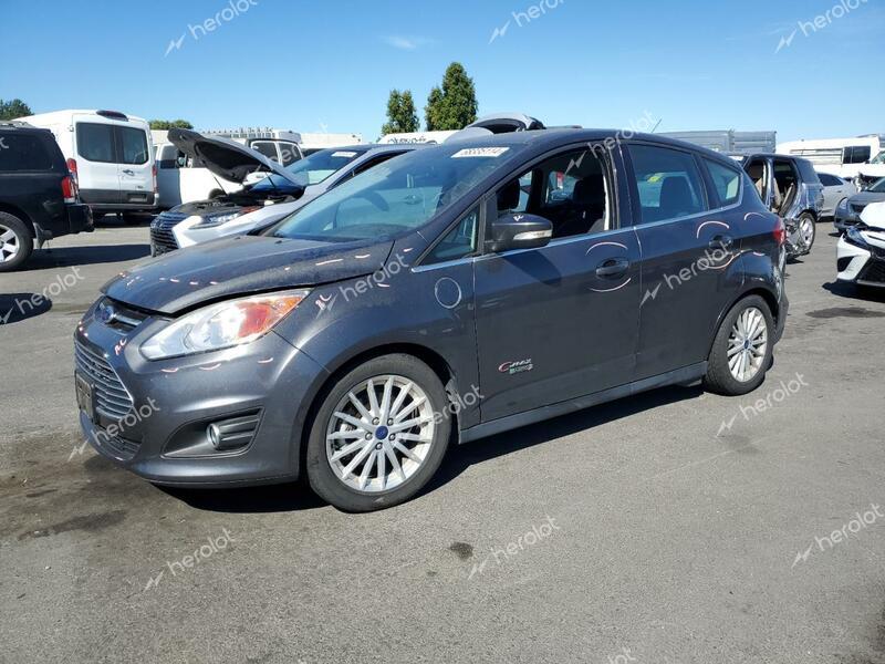 FORD C-MAX PREM 2016 gray  hybrid engine 1FADP5CU6GL114141 photo #1