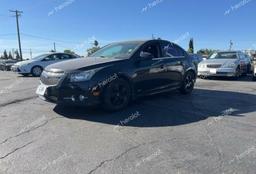 CHEVROLET CRUZE LT 2014 black sedan 4d gas 1G1PC5SB7E7172776 photo #3