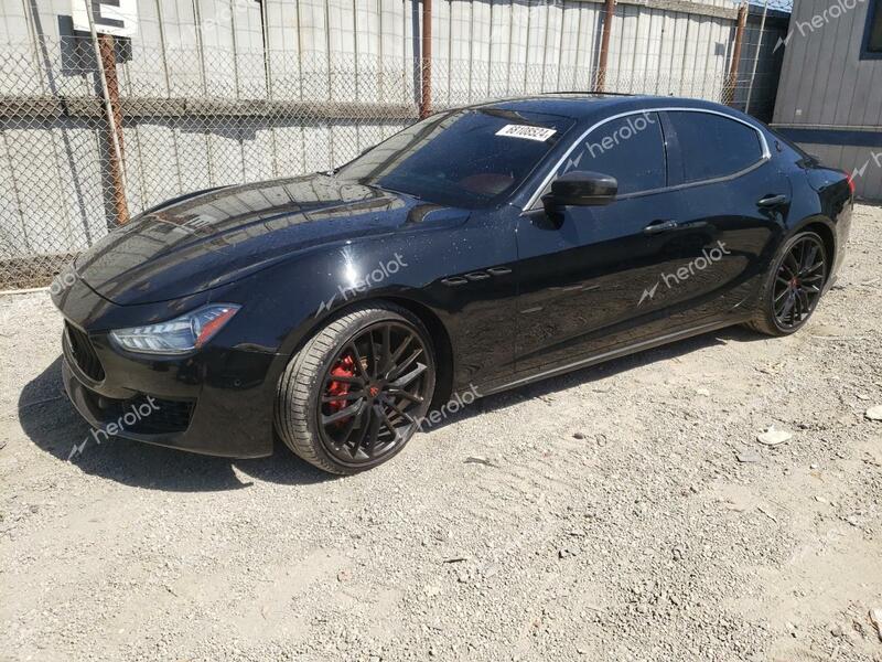 MASERATI GHIBLI S 2018 black  gas ZAM57YTA5J1304663 photo #1