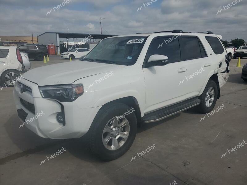 TOYOTA 4RUNNER SR 2021 white  gas JTENU5JRXM5849920 photo #1