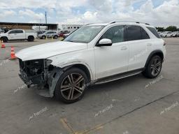 MERCEDES-BENZ GLE 350 2021 white  gas 4JGFB4JB1MA564960 photo #2