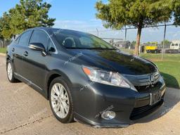 LEXUS HS 250H 2010 gray sedan 4d hybrid engine JTHBB1BA0A2007243 photo #2