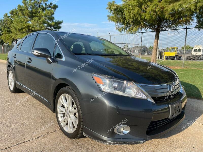 LEXUS HS 250H 2010 gray sedan 4d hybrid engine JTHBB1BA0A2007243 photo #1