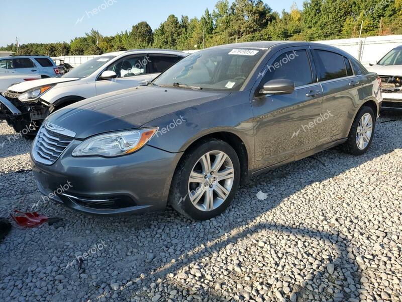 CHRYSLER 200 TOURIN 2012 gray sedan 4d gas 1C3CCBBB5CN217747 photo #1