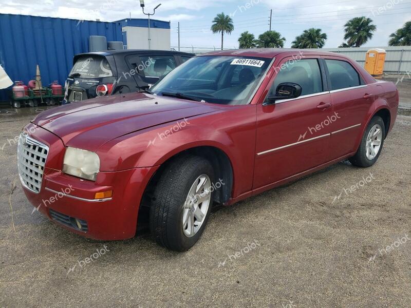 CHRYSLER 300 2007 red sedan 4d gas 2C3LA43R37H781781 photo #1