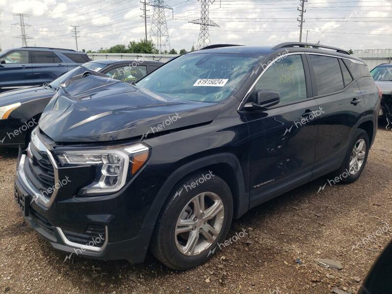 GMC TERRAIN SL 2022 black  gas 3GKALMEV6NL277662 photo #1