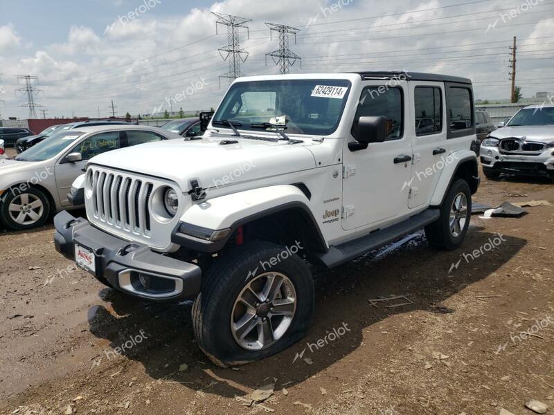 JEEP WRANGLER U 2019 white  gas 1C4HJXEG3KW555801 photo #1