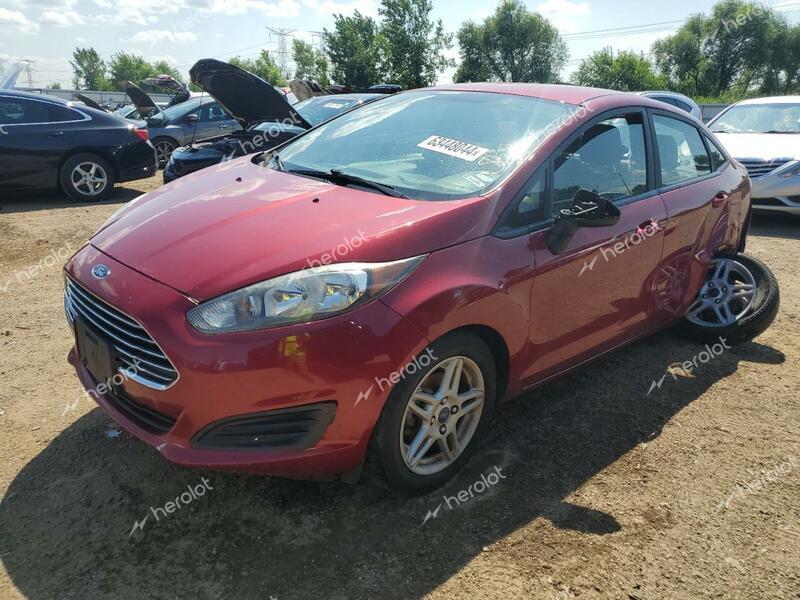 FORD FIESTA SE 2017 red  gas 3FADP4BJ7HM155847 photo #1