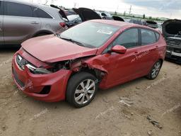 HYUNDAI ACCENT GLS 2012 red  gas KMHCU5AEXCU044833 photo #2