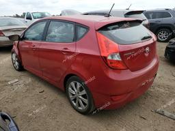 HYUNDAI ACCENT GLS 2012 red  gas KMHCU5AEXCU044833 photo #3