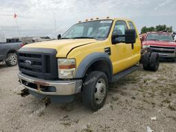 FORD F450 SUPER 2008 yellow chassis gas 1FDXX47Y18ED62992 photo #2