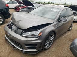 VOLKSWAGEN GOLF R 2017 gray  gas WVWVF7AU2HW099959 photo #2