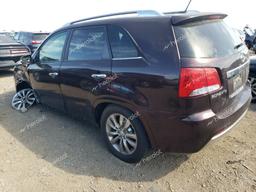 KIA SORENTO SX 2011 maroon  gas 5XYKW4A20BG106542 photo #3