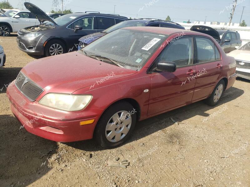 MITSUBISHI LANCER ES 2002 red sedan 4d gas JA3AJ26E52U068370 photo #1