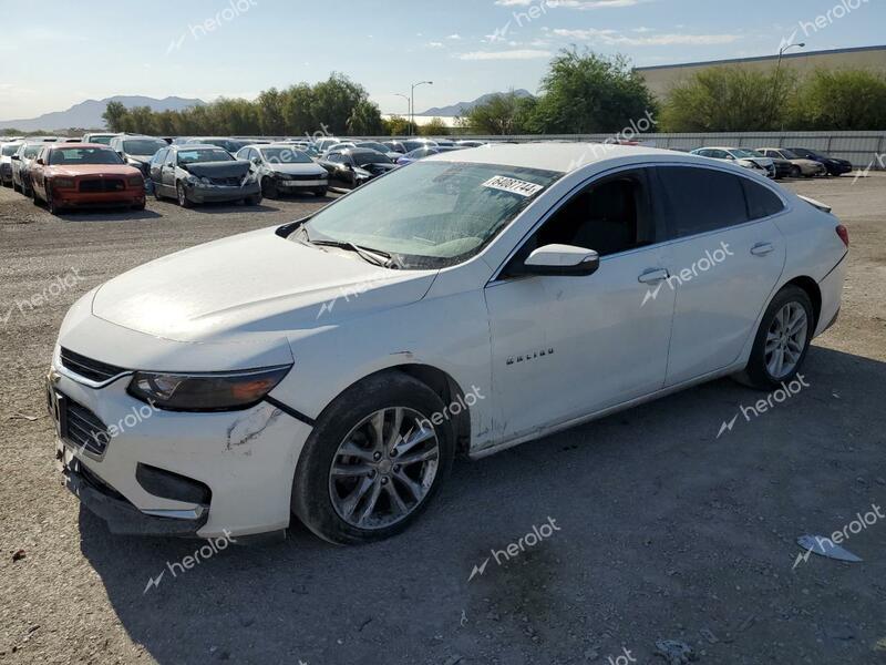 CHEVROLET MALIBU LT 2018 white  gas 1G1ZD5ST7JF271967 photo #1