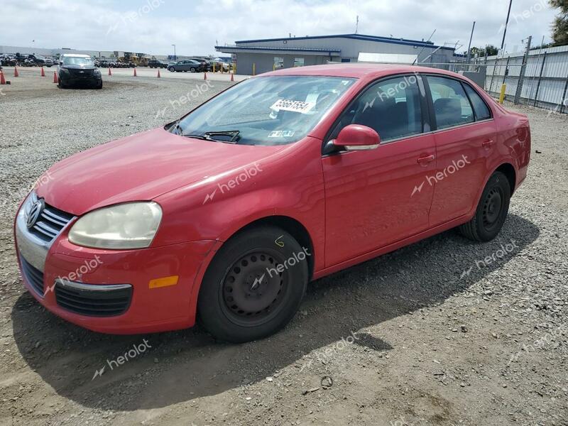 VOLKSWAGEN JETTA 2007 red  gas 3VWGF71K77M085039 photo #1