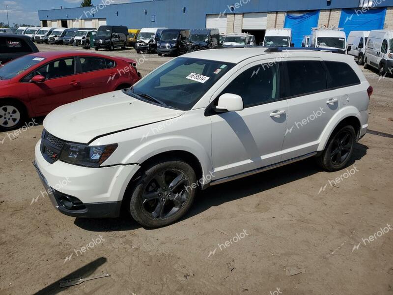 DODGE JOURNEY CR 2018 white  flexible fuel 3C4PDDGG0JT388025 photo #1