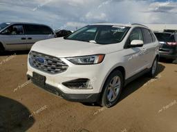 FORD EDGE SEL 2019 white  gas 2FMPK4J95KBB18393 photo #2