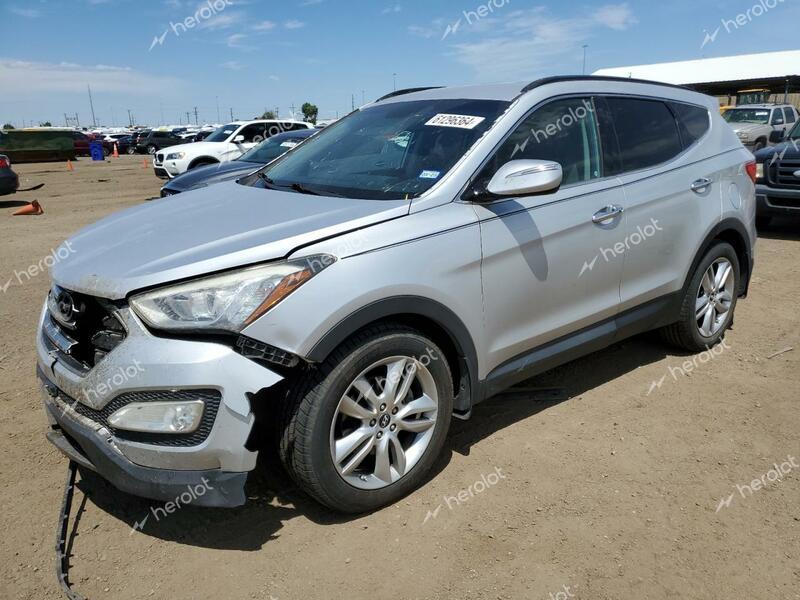 HYUNDAI SANTA FE S 2014 silver  gas 5XYZU3LA3EG182456 photo #1