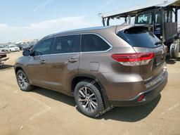 TOYOTA HIGHLANDER 2019 brown  gas 5TDJZRFH7KS921367 photo #3