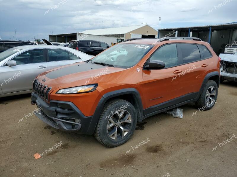 JEEP CHEROKEE T 2016 orange  flexible fuel 1C4PJMBS7GW227274 photo #1